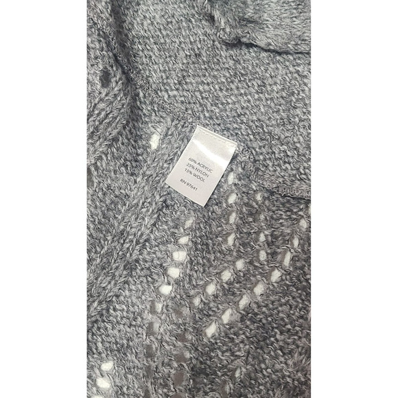 J jill grey open cardigan women's large - Picture 6 of 6